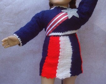 Miss Liberty- Pin telar tejido