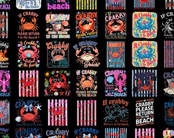 40+ Wenn Crabby Bitte Kehne Zum Strand PNG Bündel, Trendy, Spring Break, Sommer, Strand, Küste, Nautik, Urlaub