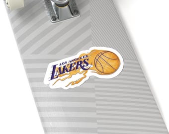 Los Angeles Lakers Basketball Sticker | Kiss-Cut Vinyl