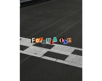 F1 | Formula One poster | Rolled Posters, Racing Start Line Art