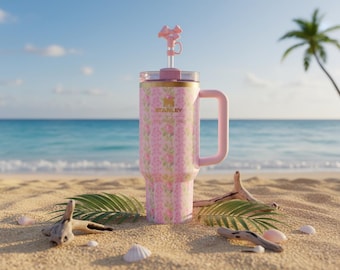 40oz Stanley Insulated Travel Mug with Straw, Gift for Her