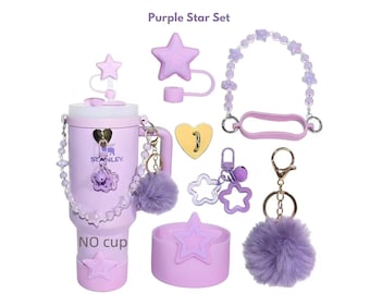 Stanley Cup Accessories, Tumbler Decor Set, Charm Set, Decorative Strap, Accessory Kit