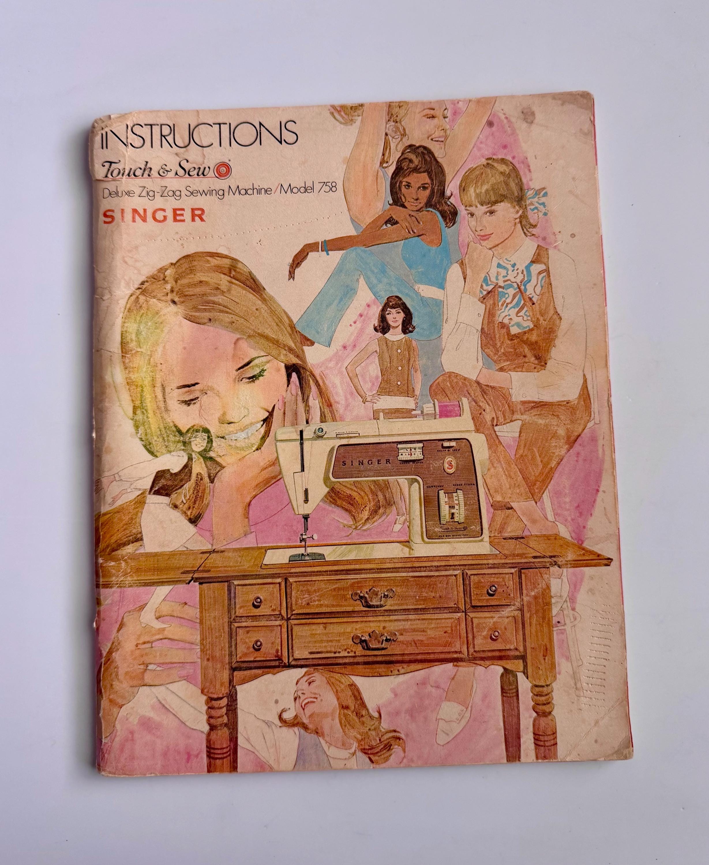 Vintage Deluxe Sewing Machine - Etsy