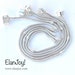 Wholesale 1pc, 5pcs, 10pcs, 20pcs lot European Snake Chain Bracelet Fits European Murano beads and Charms Silver Tone  FREE SHIPPING!!!!! 