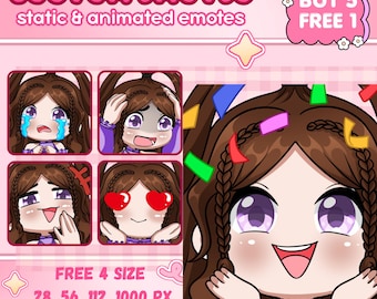 Custom Animated Twitch Emotes | Animal YCH