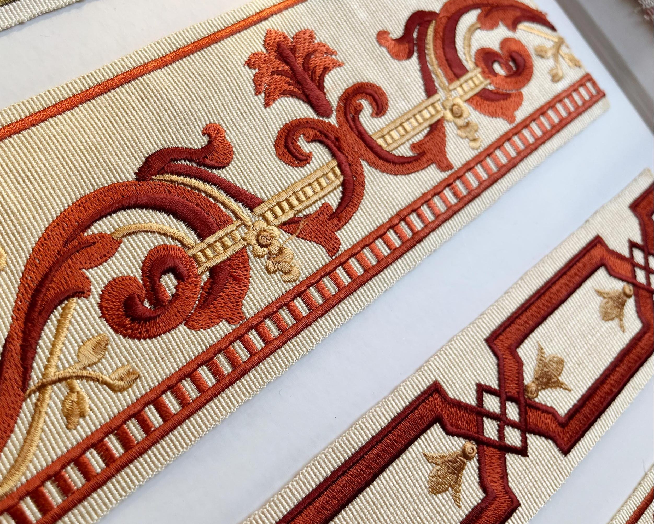 Drapery Continuous Upholstery Tape & Drapery Border Trim, 30/50/90 Mm Widths, Continuous ...