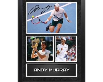 伝説のテニス選手、アンディ・マレーの直筆サイン - Etsy 日本