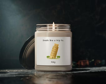 Smells Like a Trip to Italy Candle, Soy 9oz | Italian Citrus, Olive Grove