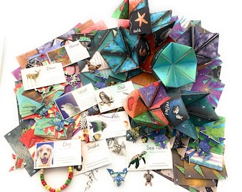 8 Bulk Kids Gift Sets | 70 PCS |  Mega Animal Bundle Gift Sets | Origami Games + Childrens Jewelry Party Favors