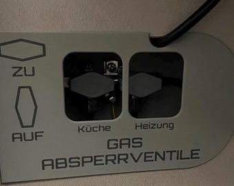 Tampa da válvula de corte de gás para autocaravana/caravana – Compatível com Pössl Summit Shine 600L (2024)