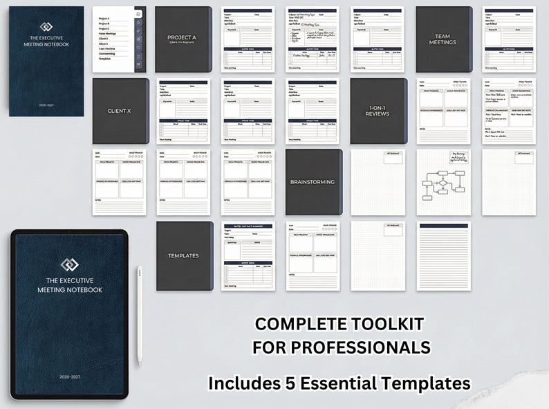 2026-2027 Executive Digital Planner , 2 Year Professional Meeting ...