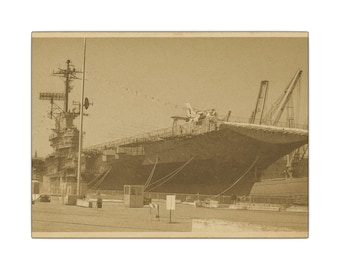U.S.S. Hornet Vintage Canvas