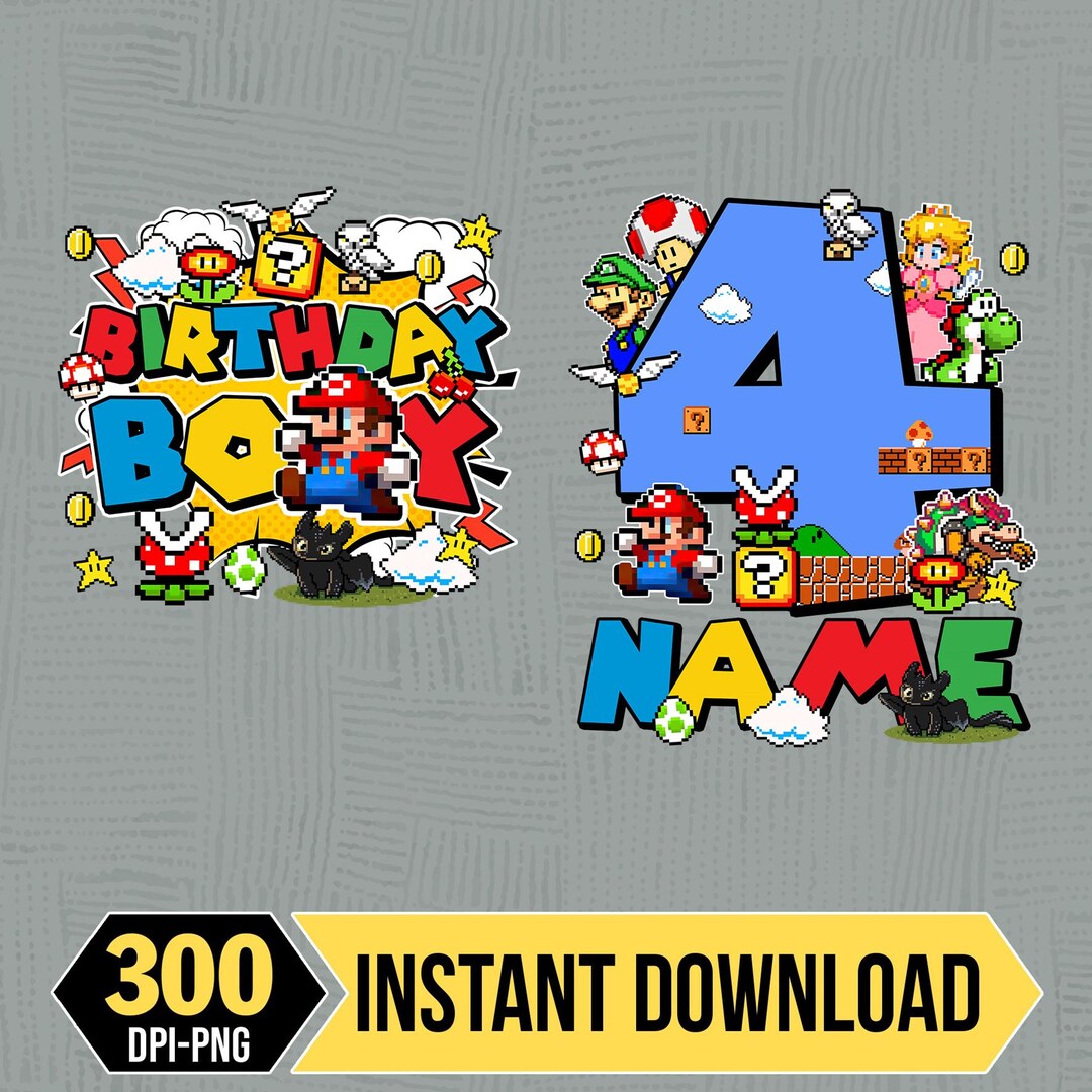 Mario Custom Design Pixel personnalisé Super Mario Comfort couleurs téléchargement PNG ...