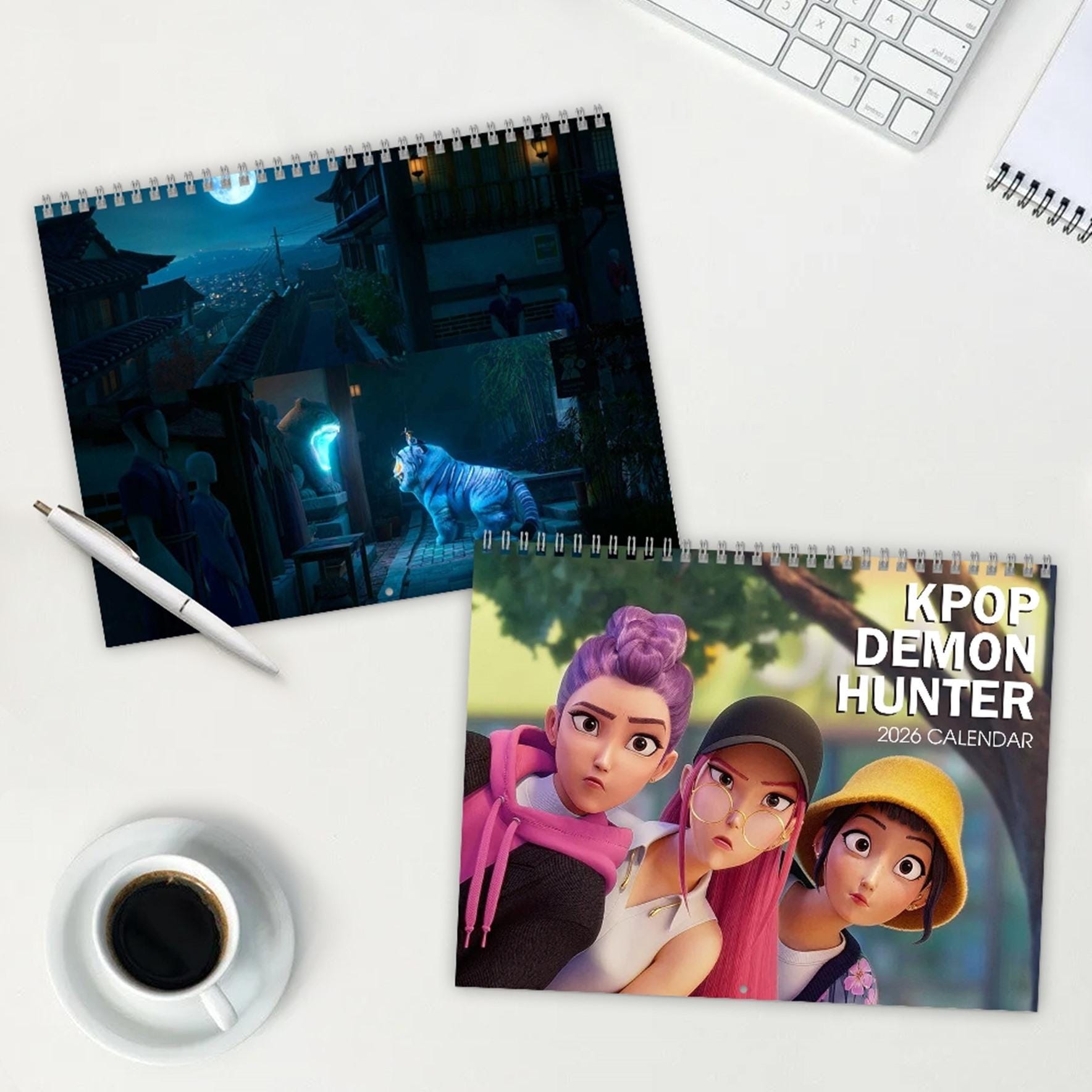 Discover 2026 Kpop Demon Hunter Wall Calendar, Christmas Surprise Set, Huntrix Calendar 2026