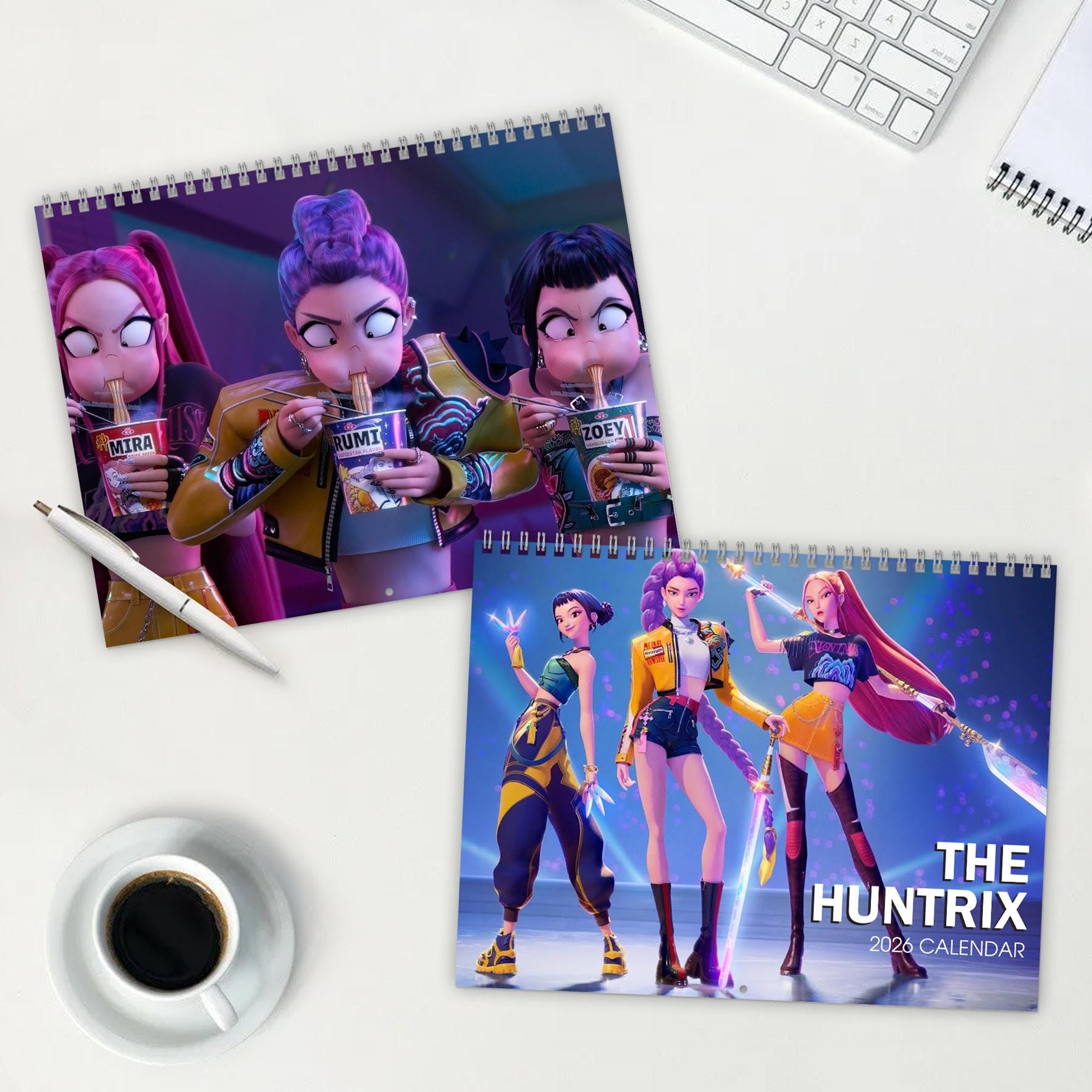 Discover K-POP Demon Hunters Wall Calendar 2026 | Kpop Demon Hunters Calendar