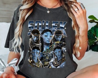 So'lek Avatar Avatar T-Shirt, Vintage Movie Graphic Tee, Retro 90s So'lek Avatar Bootleg Shirt, Avatar Graphic Tee, Na'vi Inspired Movie