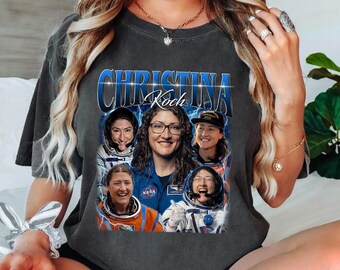 Vintage Christina Koch Shirt, Christina K0ch Bootleg Shirt, Christina K0ch Astronaut Shirt, Christina K0ch Artemis II Nasa Mission Tshirt