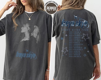 Camiseta retro de Freya Skye "Tratamiento silencioso", camiseta del festival Stars Align Tour 2026, DisneyChannel Zombies 4 Nova Bright, música de concierto de Freya Skye