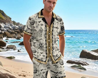 StarWars Hawaiian Shirt, Disneyland Movie Lover Gift, StarWars Button Shirt, Family Trip Shirt