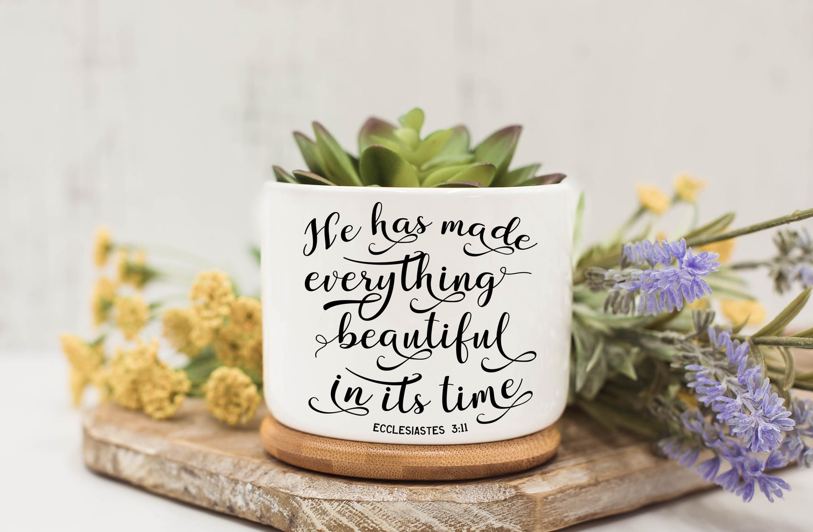 Bible Verse, Christian Collection, Succulent Pots, Succulent Planter ...