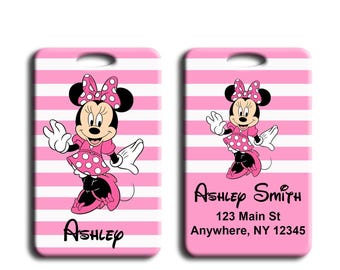 Disney's Minnie Mouse Luggage Tag Bag Tag