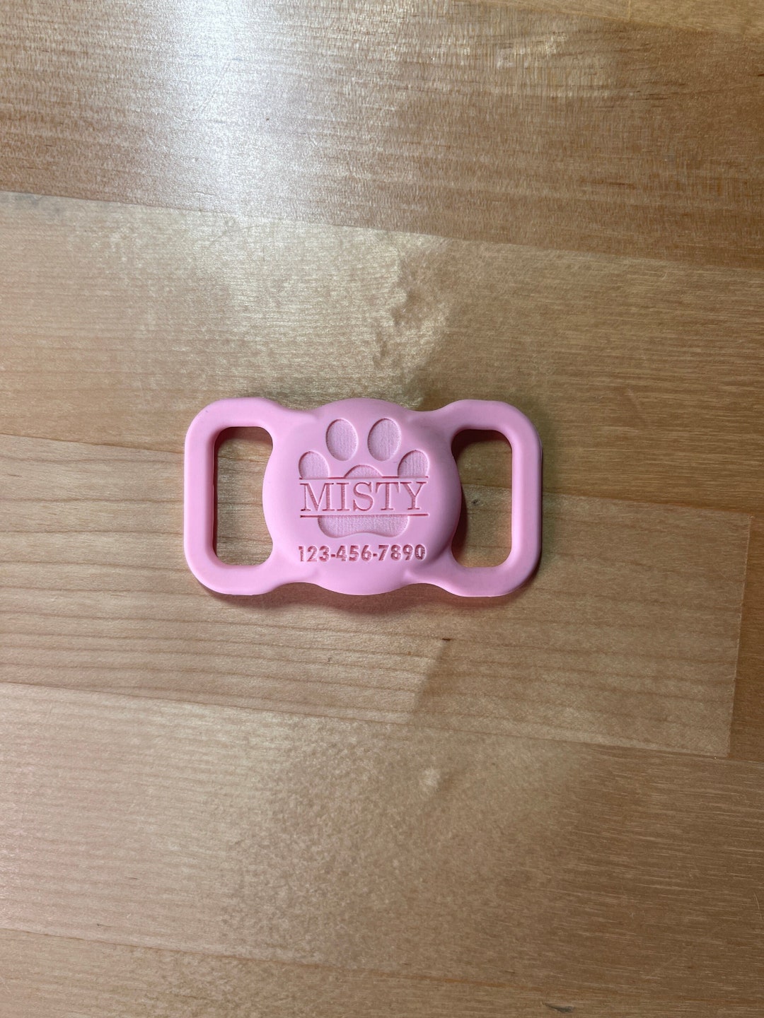 AirTag Pet Collar Holder, Dog Collar Air Tag,dog Name Tag, Custom Air