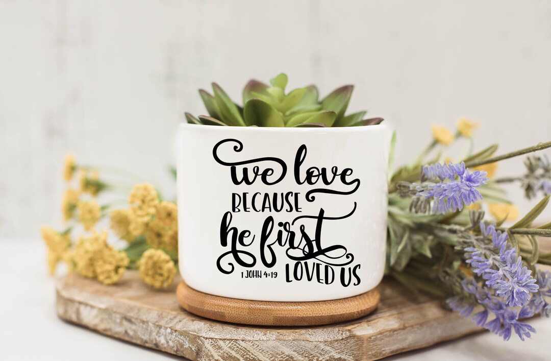 Bible Verse, Christian Collection, Succulent Pots, Succulent Planter ...