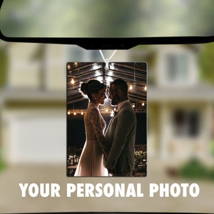 Picture Air Freshener Custom Car Freshie Personalized Car Accessories Cute Freshie Rear View Mirror Picture