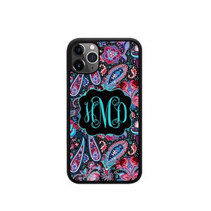 Purple Pink Crystal Pattern Ombre Watercolor iPhone Case iPhone X Case iPhone XS Case iPhone XS Max Case XR Case Case Nf