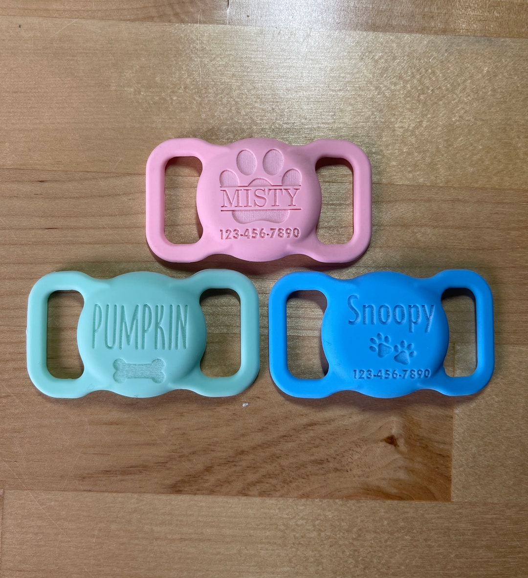 AirTag Pet Collar Holder, Dog Collar Air Tag,dog Name Tag, Custom Air
