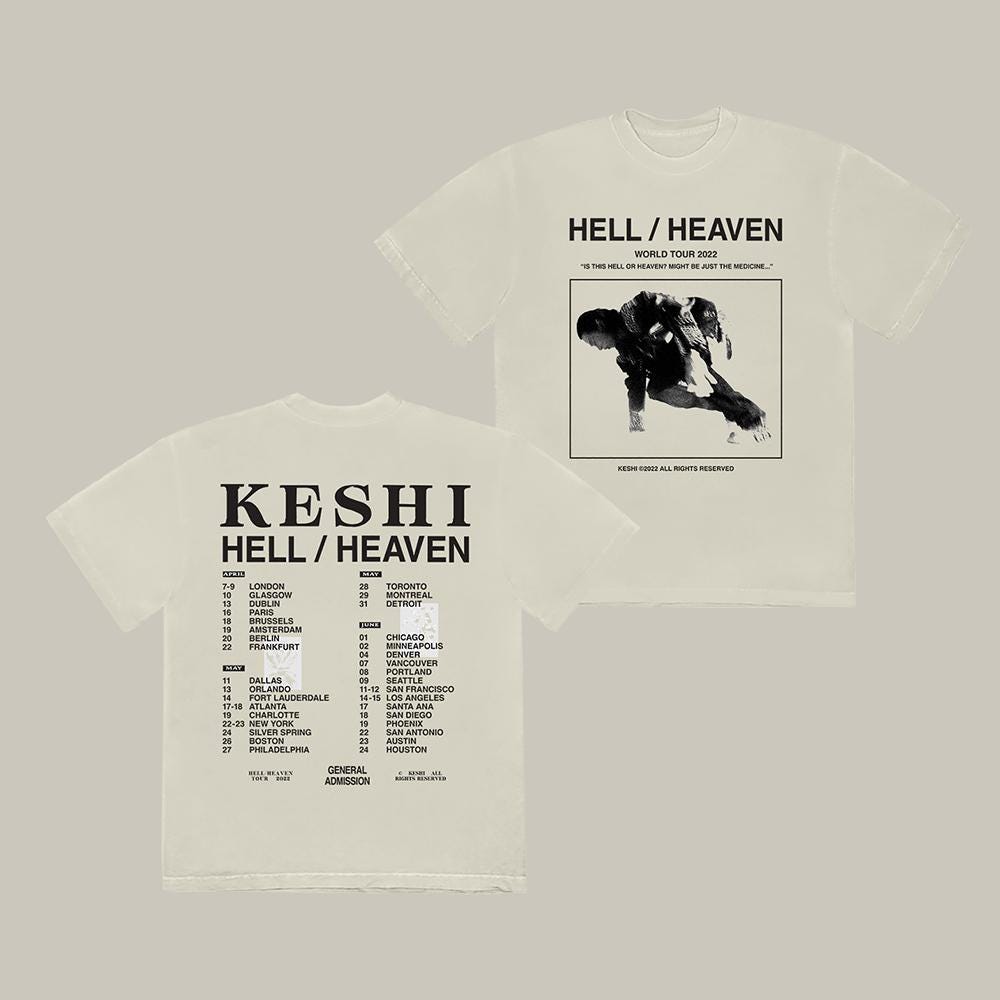 Keshi Tour Merch - Etsy