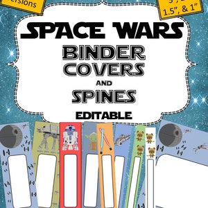Star Wars themed Binder Spines & Covers