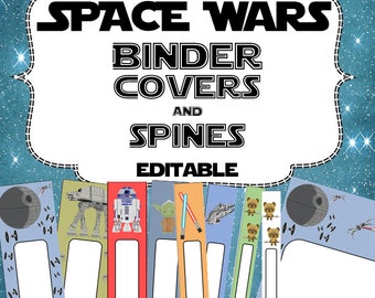 Star Wars themed Binder Spines & Covers