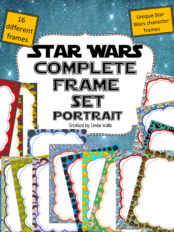 Star Wars themed Border/Frames Portrait