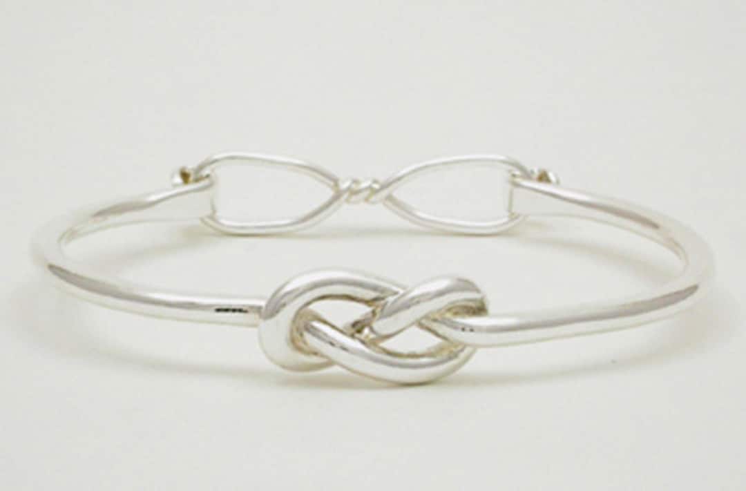 Santaku eight knot silver 925 bracelet - メルカリ