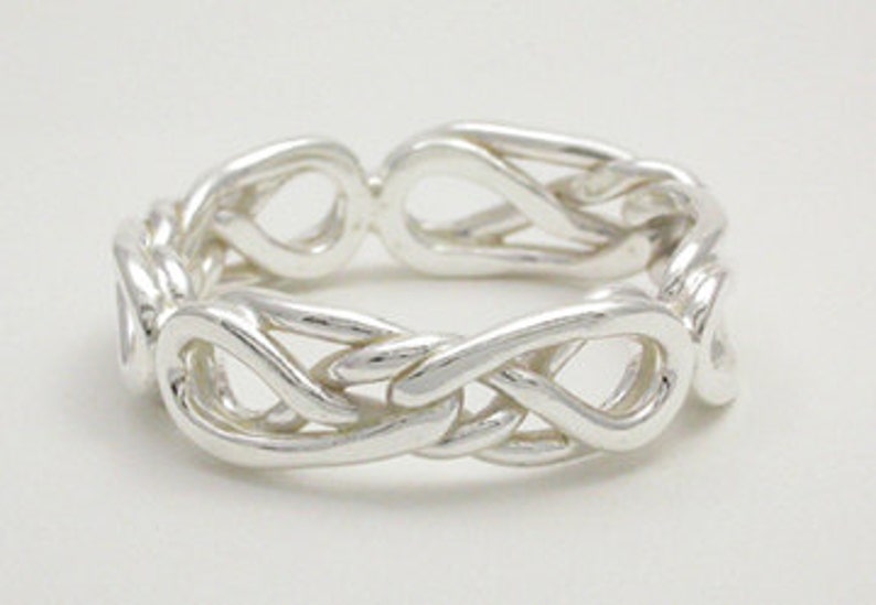 Eternal Love Celtic Knot Ring Etsy