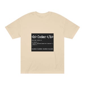 Coder Tee: Binary Code Block, Developer Gift image 2