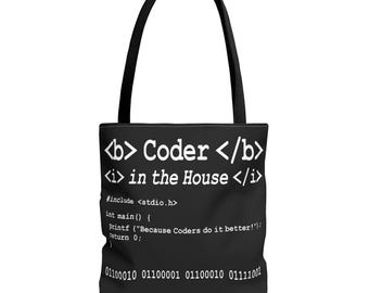 Borsa tote "Coder in the House"