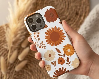 Rost Blumen iPhone Hülle | Stoßfest, stoßfest