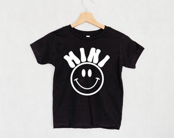 Mini Smiley Face Shirt | Toddler T-Shirt | Smile Face Tee | Toddler Mom and Me Outfit | Smiles Top | Graphic Unisex Tee | Minimalist Font