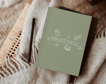 Personalized Kids Journal for Boys, Custom Kids Notebook, Kids Journal, Custom Name Journal, Gift for Nephew Birthday, Kids Prayer Journal
