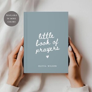 Custom Prayer Journal, Prayer Notebook, Minimalist Bible Study Gift