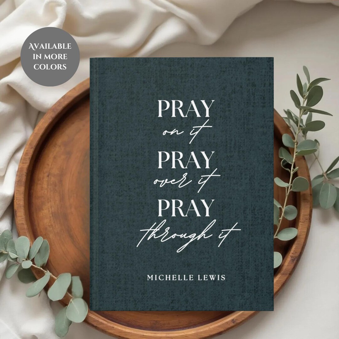 Personalized Prayer Journal Minimalist Custom Bible Study Notebook - Etsy