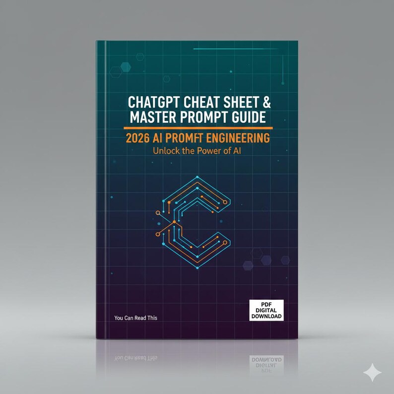 Chatgpt Cheat Sheet & Master PROMPT Guide: 2026 AI Prompt Engineering ...