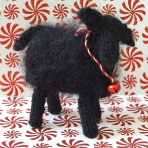 Christmas Sheep Knit Pattern Ornaments image 2