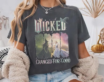 Wicked Broadway Musical T-Shirt • Elphaba & Glinda Graphic Tee