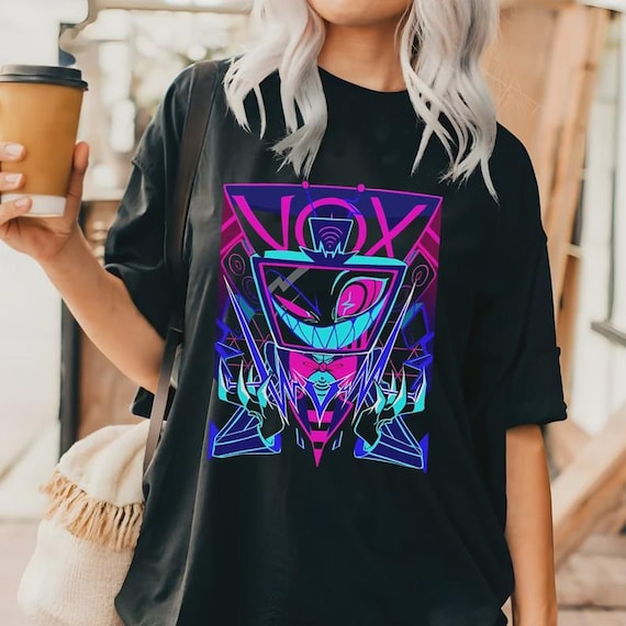 Hazbin Hotel Vox Mr TV Head Man graphic Shirt