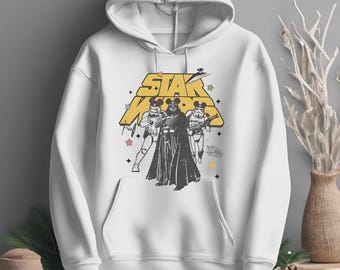 Vintage Disney Star Wars Hoodie, Retro Star Wars Shirt