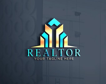 Modern Realtor Logo Design | Real Estate Template | Editable Realty Branding | Property Agent Logo