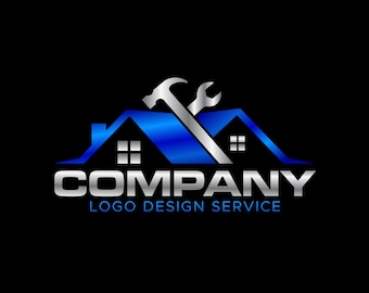 Construction Company Logo Design | Home Repair, Roofing Logo